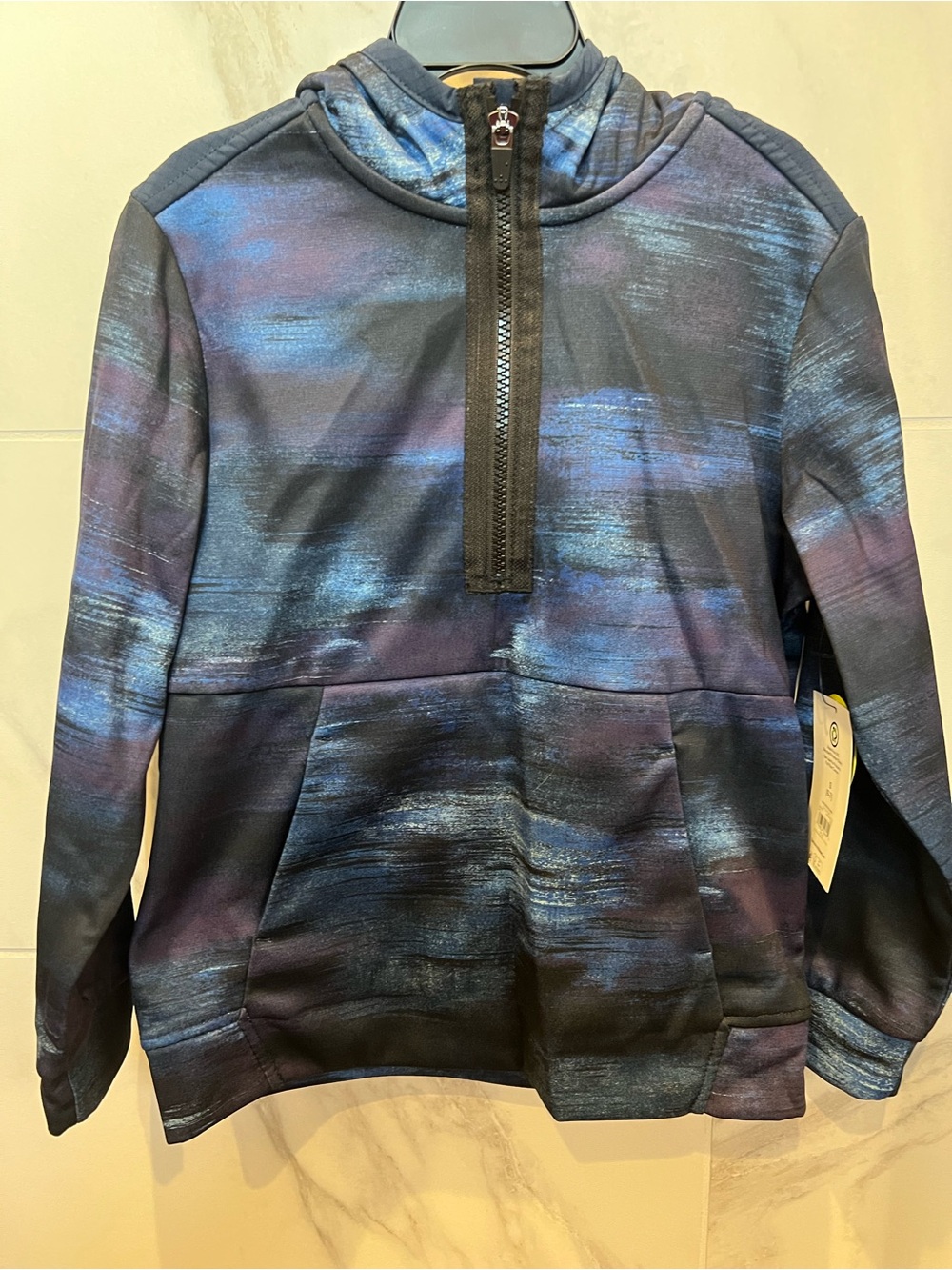 Athletic Works Boys Tech Fleece Pullover Hoodie Size6-7 NWT $15